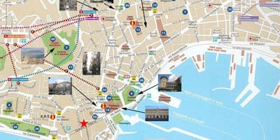Италийн неаполь круз порт газрын зураг