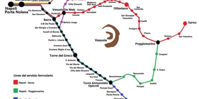 Зураг circumvesuviana галт тэрэгний зам